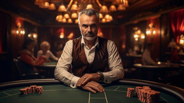 Antarmuka aplikasi starball menampilkan live dealer blackjack di smartphone
