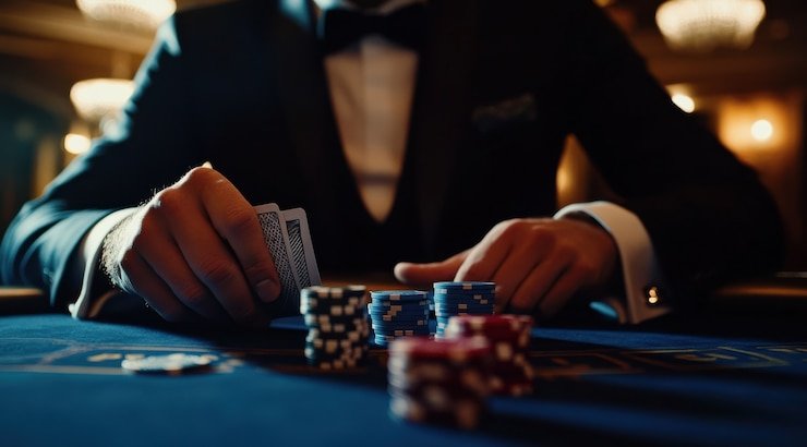 Antarmuka permainan Mega Moolah di perangkat mobile dengan kontrol taruhan dan tombol putar yang jelas